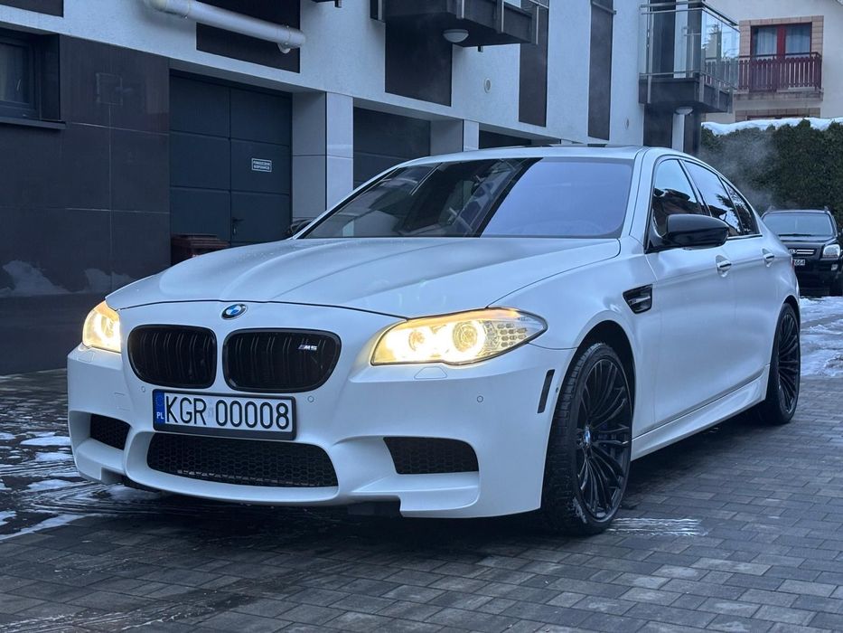 BMW M5 M5 biały mat możliwa zamiana meisterschaft