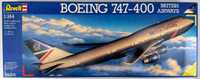 Kit , Modelismo Boeing 747-400 British Airways, Revell escala 1:144