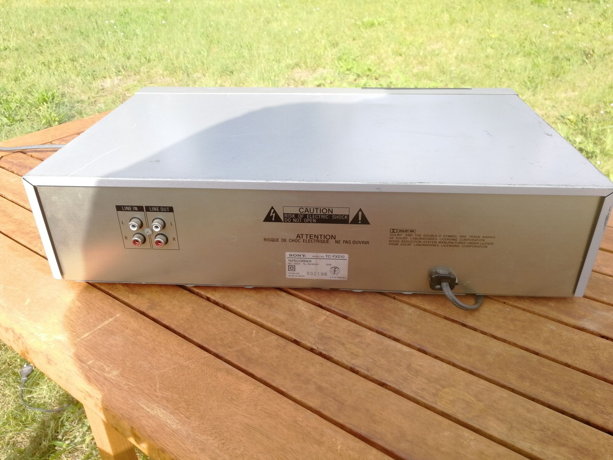 Deck odtwarzacz kaset owy Sony TC-fx210 wysyłka