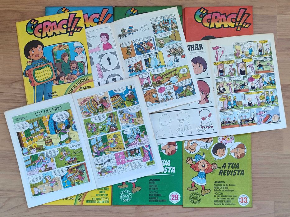 Marco - Dos Apeninos aos Andes (revistas BD; 1976 e 1977)