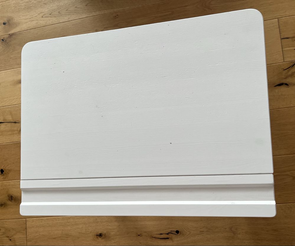 Ikea sundvik biurko dziecięce ze schowkiem drewniane białe
