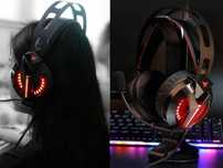 Nauszne Słuchawki Gamingowe M180 Pro RGB LED PC PS4 Xbox Z Mikrofonem