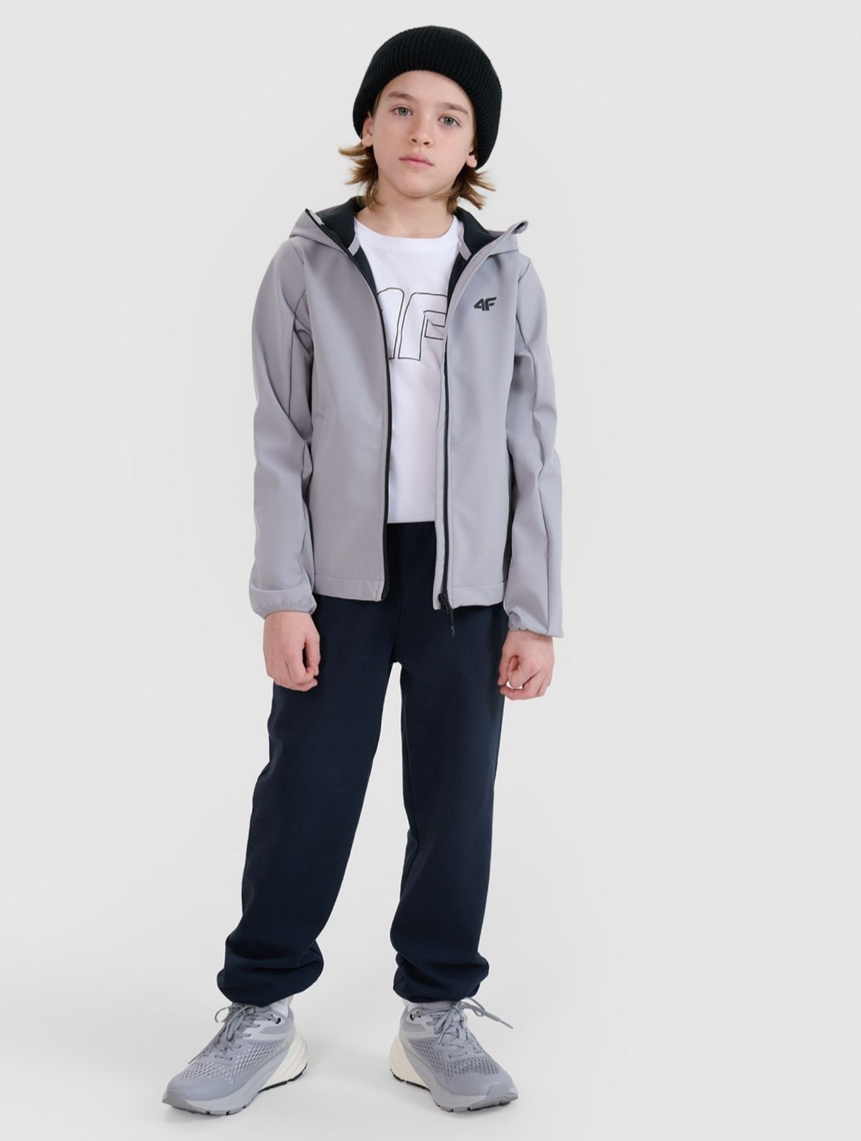 4F kurtka chłopięca softshell 128-164