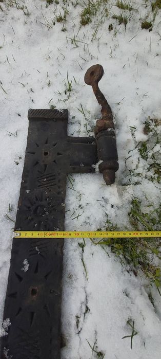 Zawiasy ozdobne ze  starej stodoły