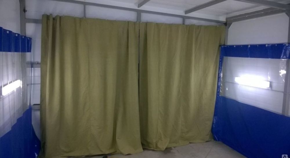 Штори брезент для утеплення гаражів,СТО,боксів, альтанок.