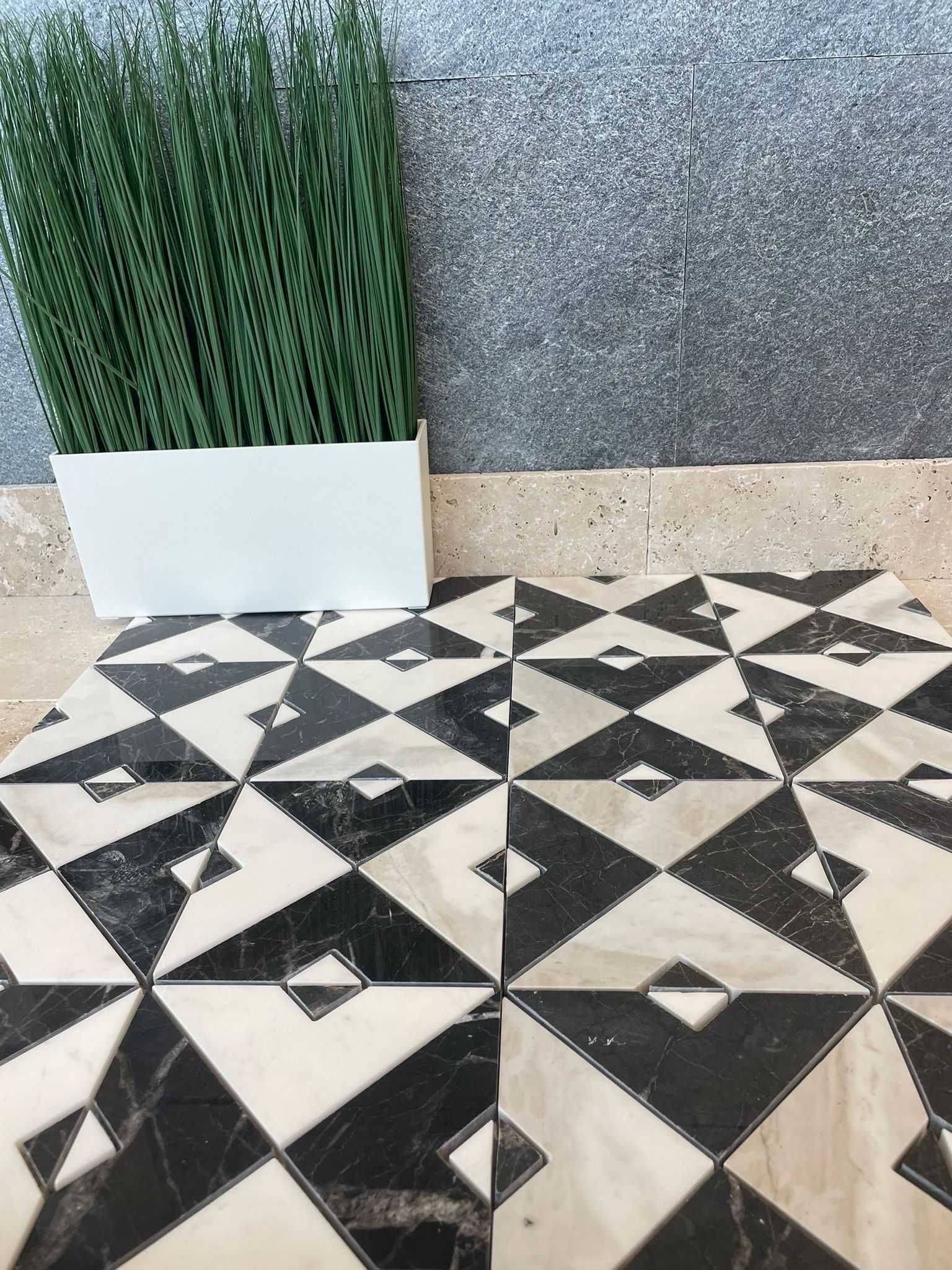 NOWOŚĆ Mozaika marmurowa Carrara Calacatta Saint Laurent 30,5x30,5