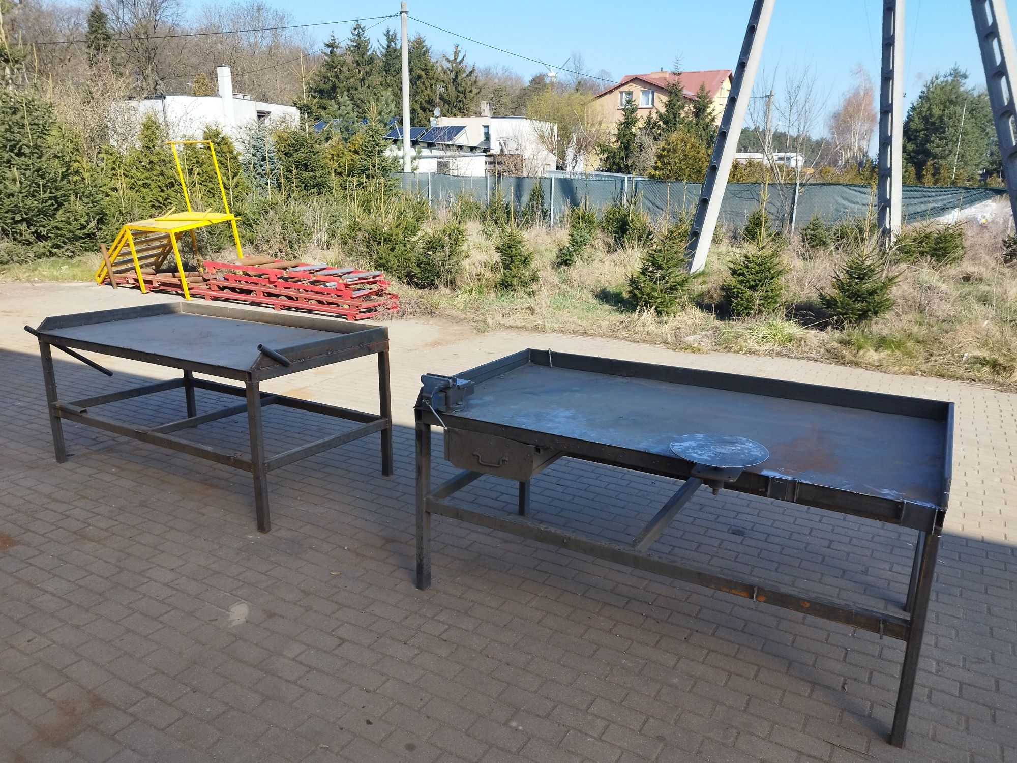 Stół Slusarski Stol Regał Stolik Solidny Masywny