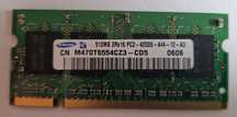2 x Kingston ValueRAM 2GB DDR3–1333, 667 MHz