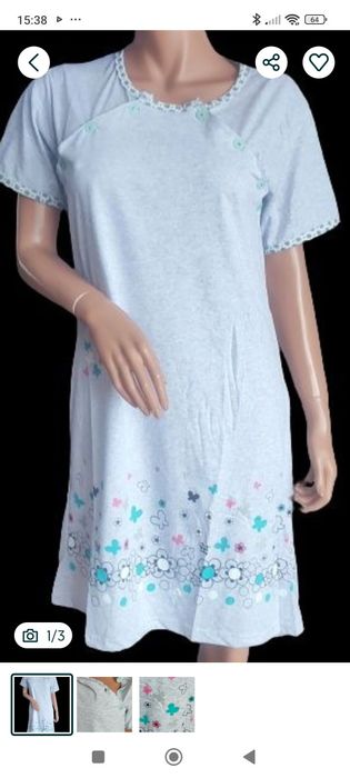 2x koszula ciążowa i do karmienia rozmiar L