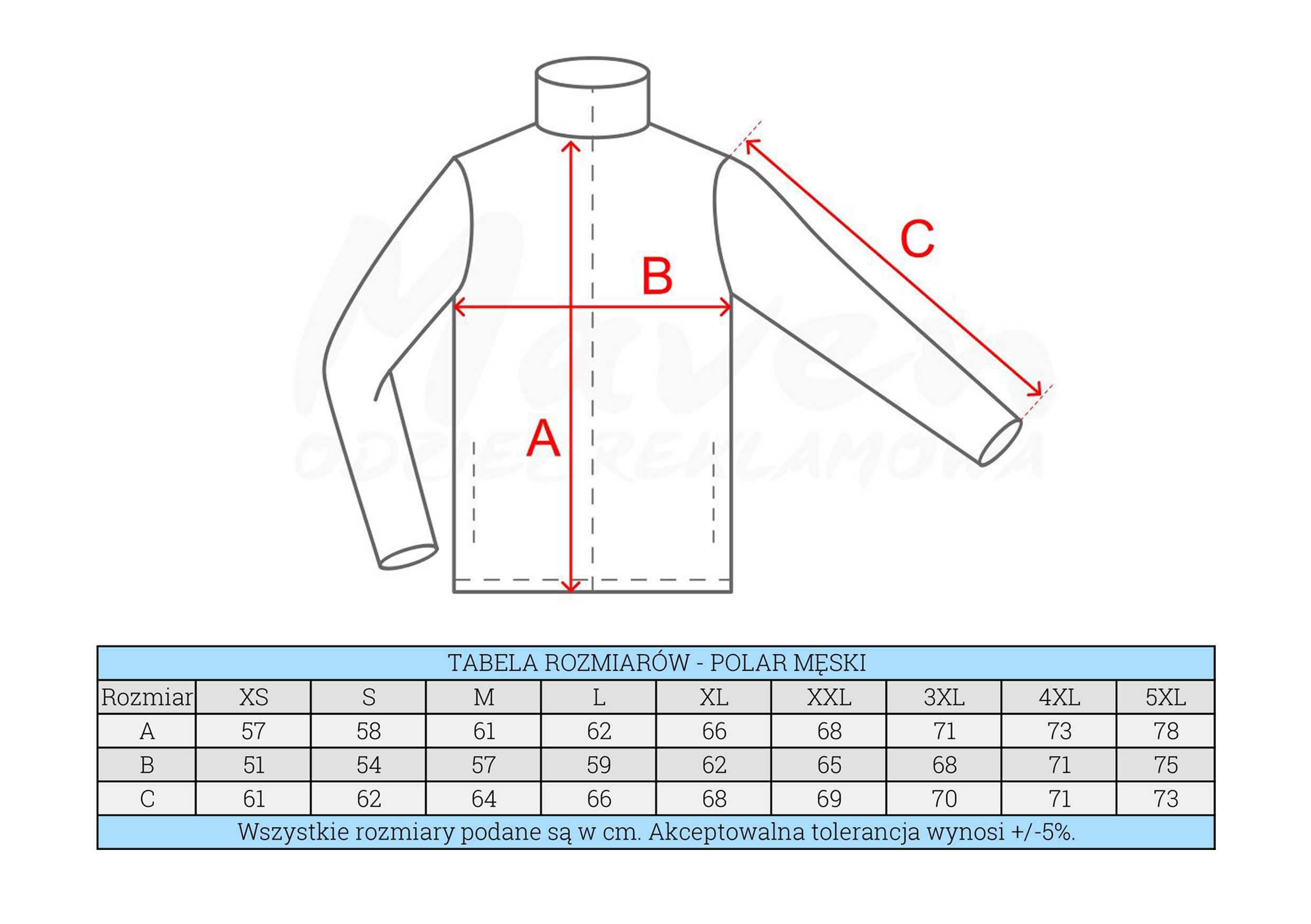 POLSKI Gruby Polar Bluza Męska SZARY KAPTUR 3XL 360 gr/m2 PRODUCENT