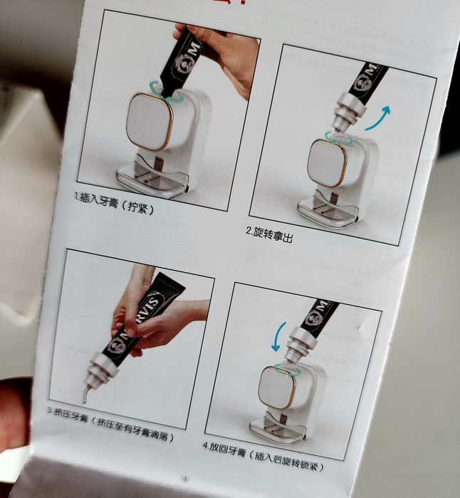 Dispensador de Creme Dental automático em PERFEITO ESTADO!