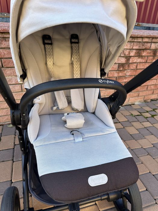Коляска Cybex balios S Lux 3 в 1 Stone grey і Anton B2 i-Size 2024