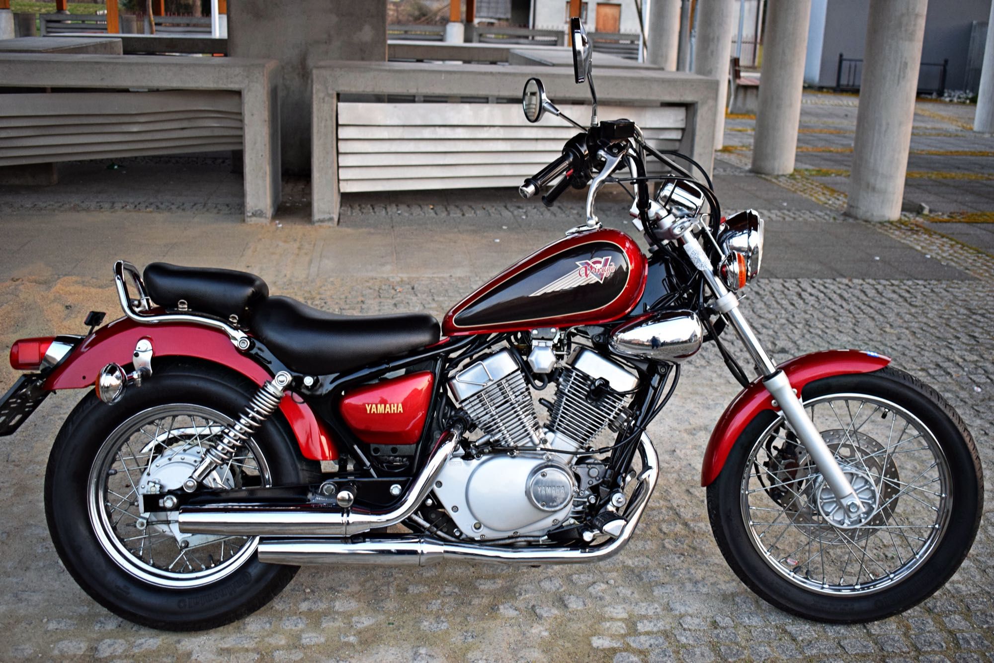 YAMAHA Virago 125 kat B Piękna ZADBANA Bez rdzy W ORYGINALE Bez wkładu