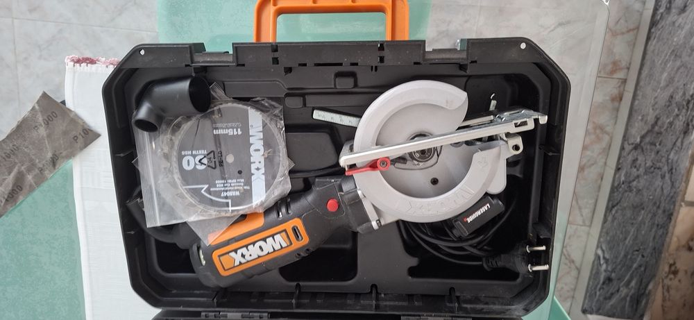 Serra Circular WORX Worx Saw XL 710 W WX427 + Discos