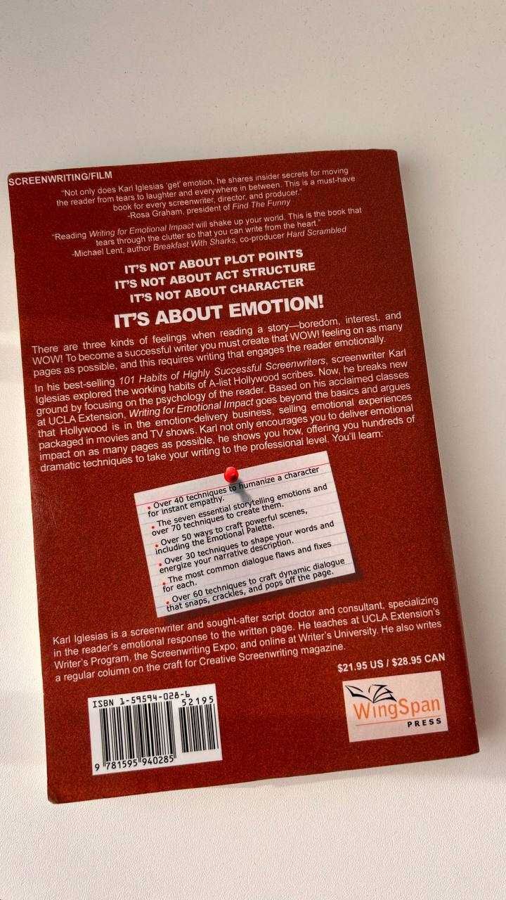 Writing for Emotional Impact Iglesias Karl