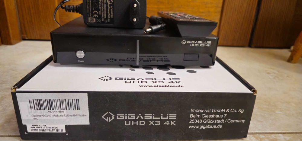 Gigablue X3 4K UHD głowice 2x FBC