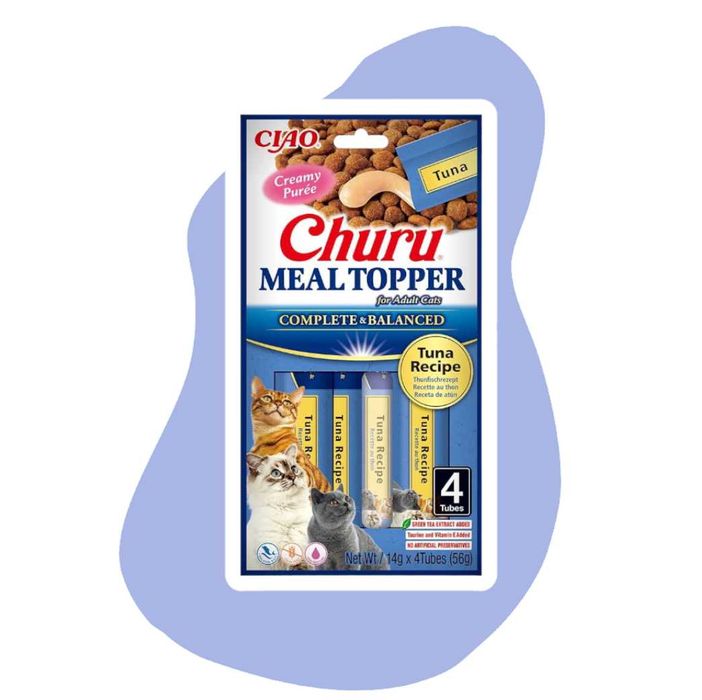 Inaba Churu Meal Topper Kremowa pasta z tuńczykiem 4x14g Tuńczyk