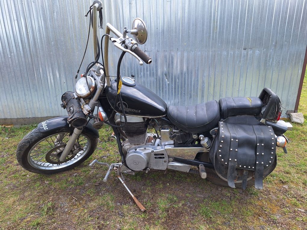 Suzuki LS 650 Savage części bak siedzenie manetka tłumik lampa kufer