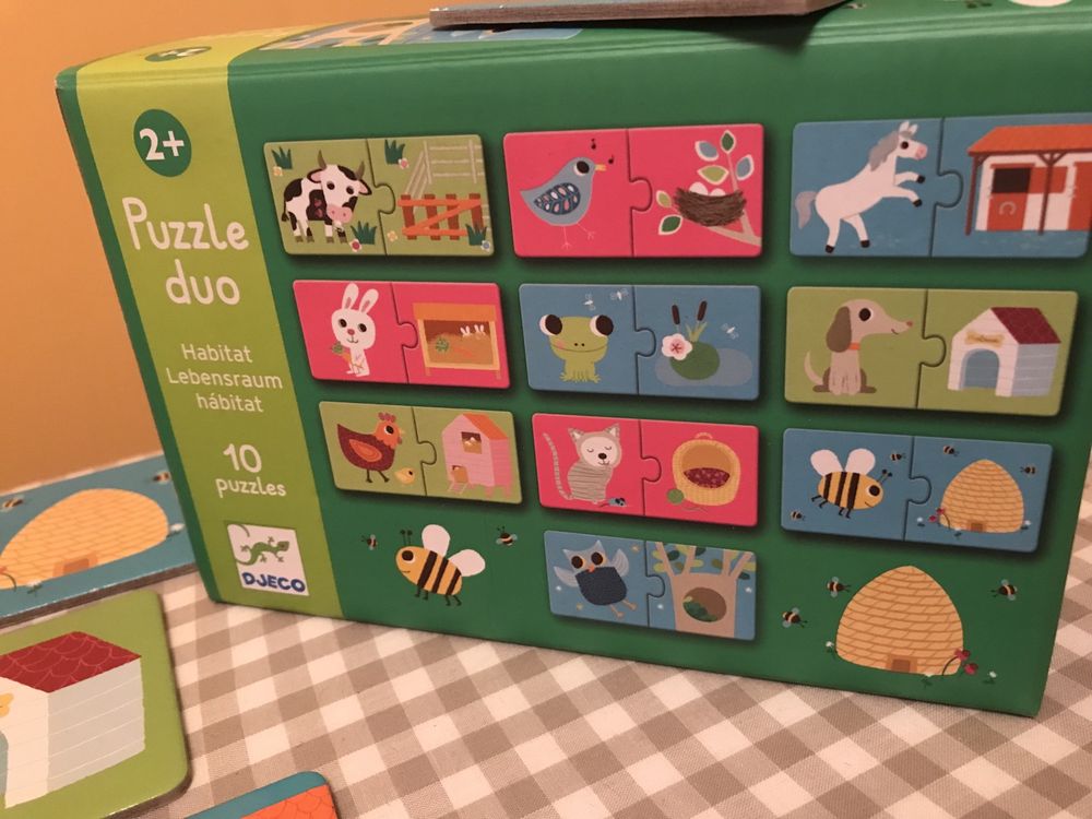 Puzzle duo dla dzieci 2+ od DJECO