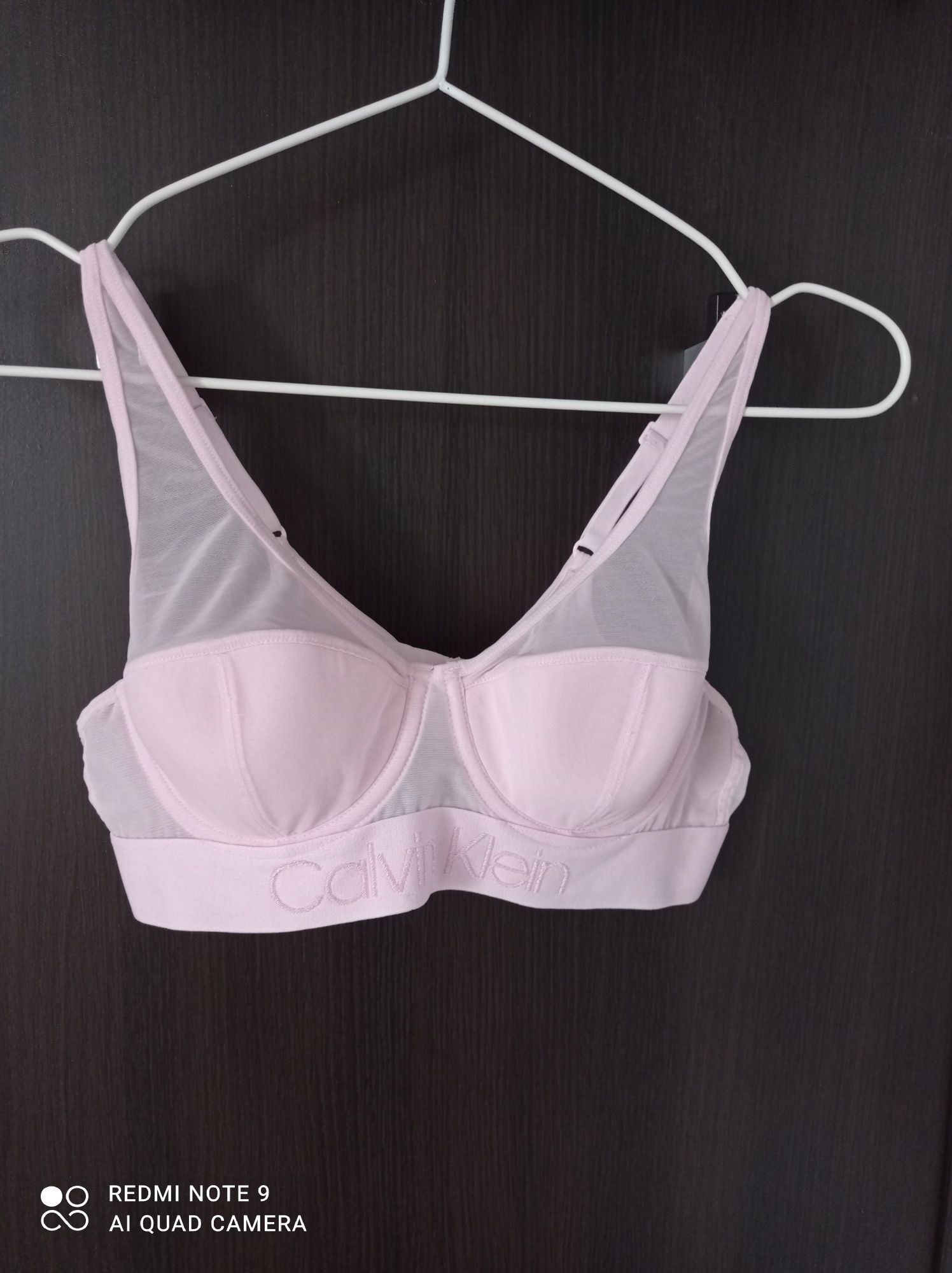 Calvin Klein luksusowa bielizna komplet biustonosz + stringi 80A