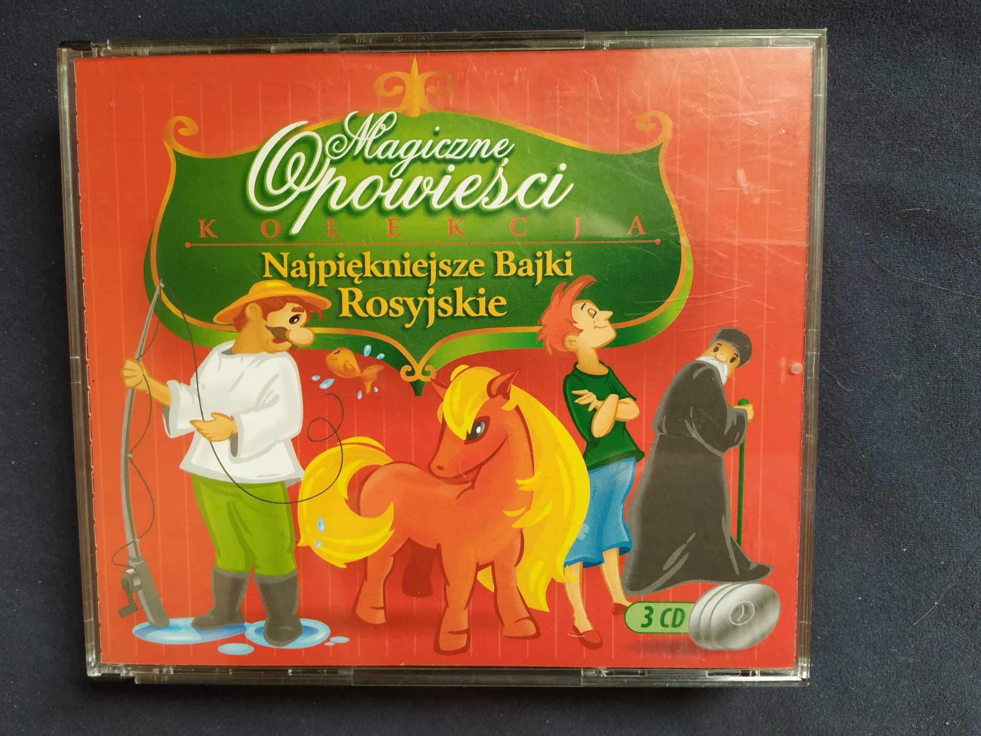 Audiobooki: „Najpiękniejsze Bajki Rosyjskie” na 3 płytach CD