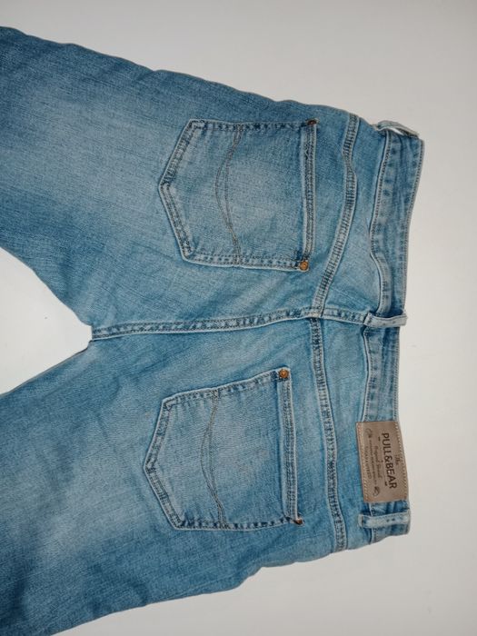 Pull & Bear M 38 niebieskie jeansy spodnie jeansowe