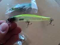 Vendo amostras de pesca spinning