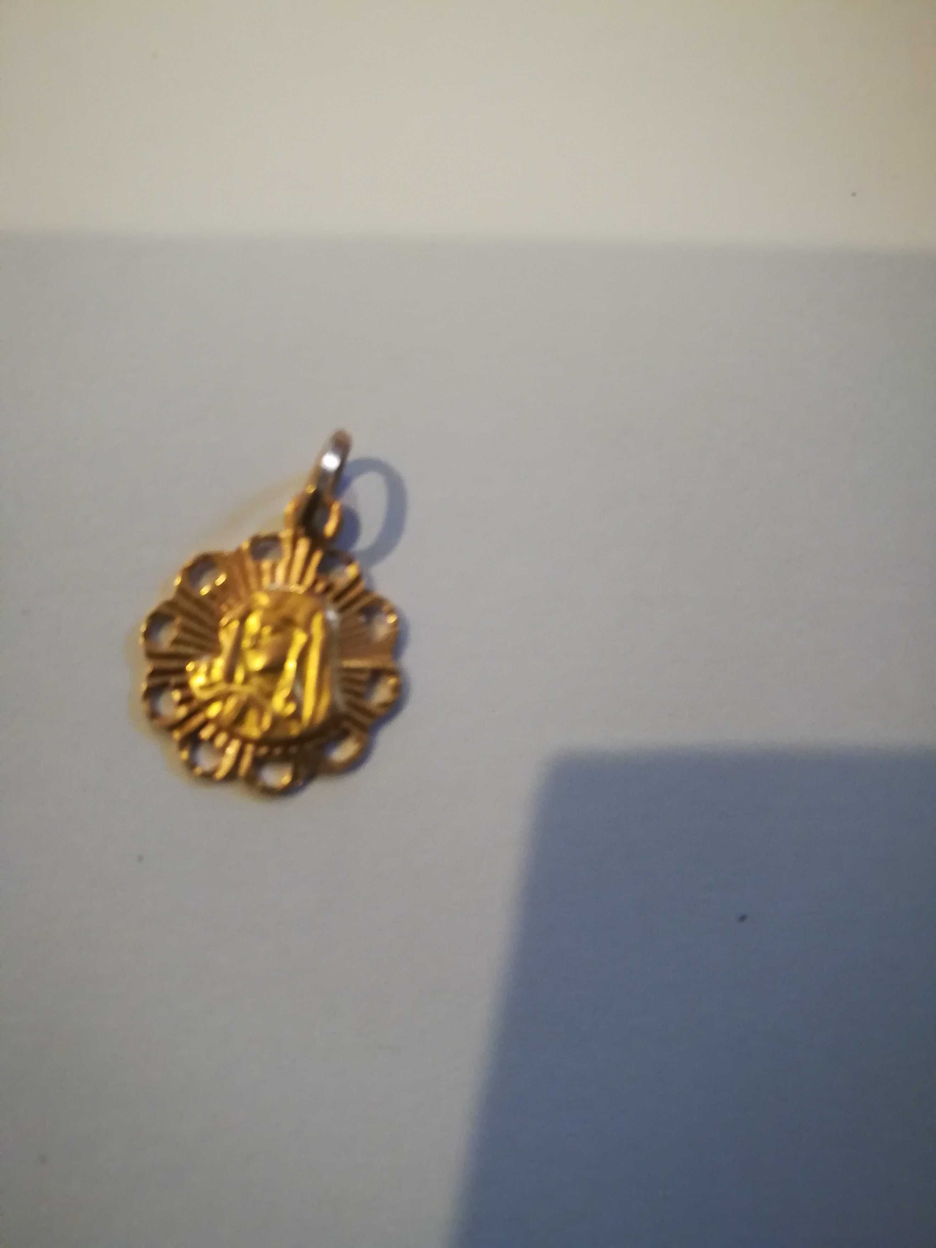 ZŁOTA ZAWIESZKA "Maria" 1,2g/585 + nie złom + 1,5cm