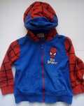 Толстовка с капюшоном на молнии с глазами Spiderman для мальчика