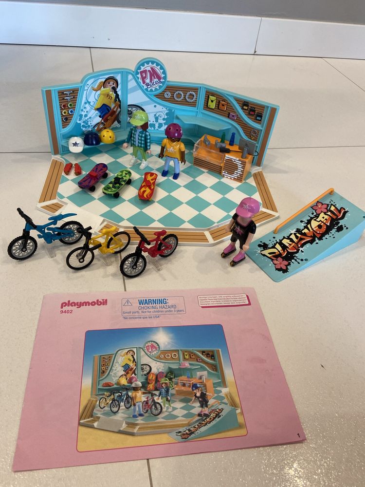 Playmobil 9402 City Sklep rowerowy i skateboardowy