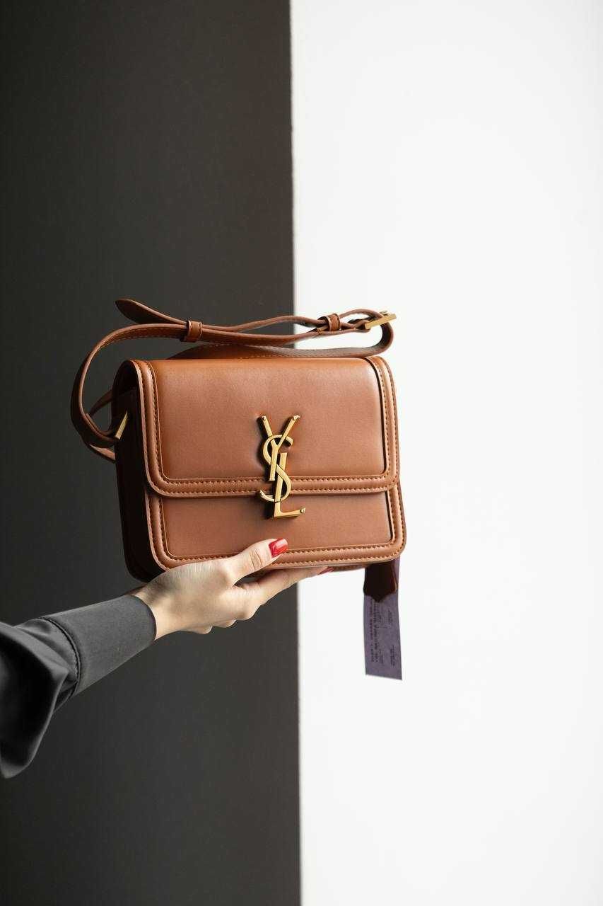 Жіноча шкіряна сумка Yves Saint Laurent Solferino YSL PREMIUM