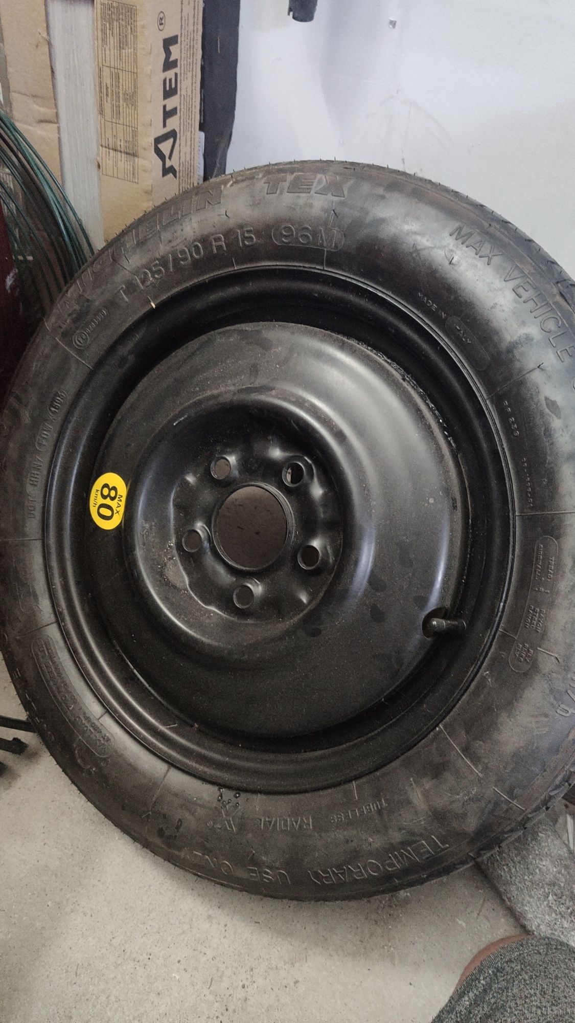 Koło dojazdowe 125/90 r15