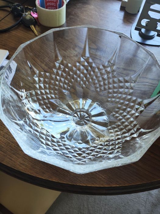 Taça cristal sobremesa saladeira etc atlantis vista alegre