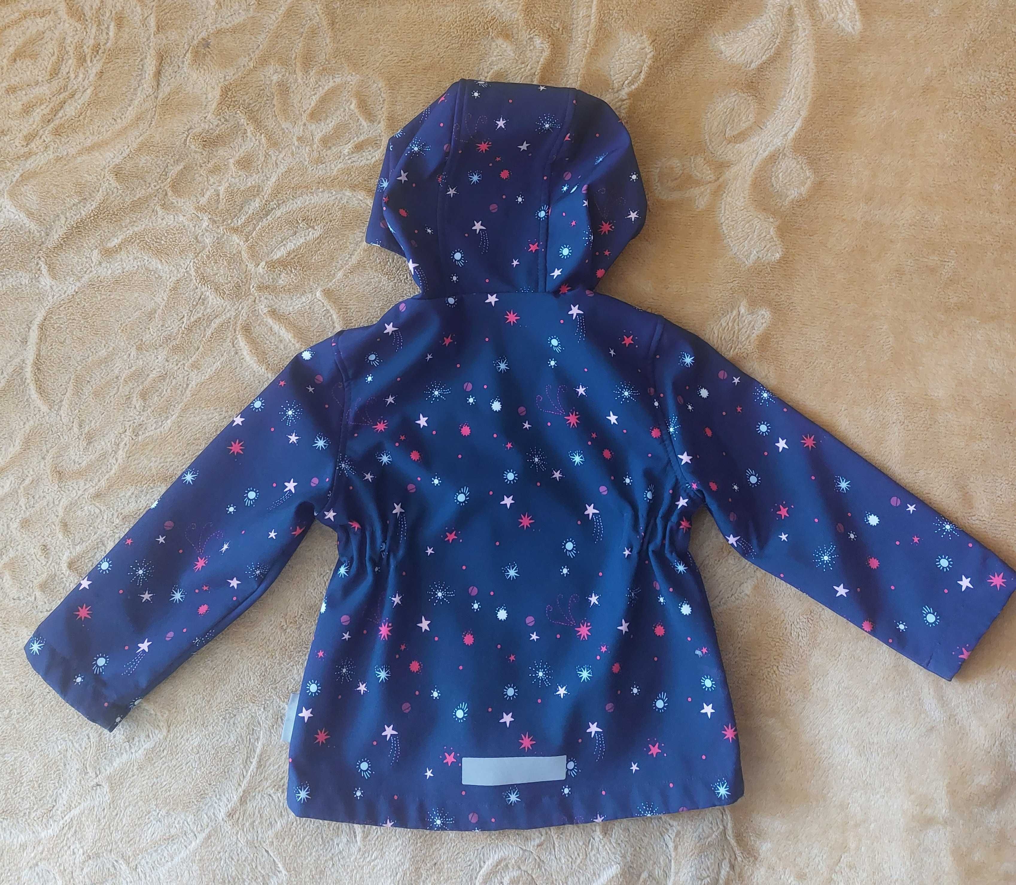 Kurtka wiosenna softshell dla dziewczynki 98