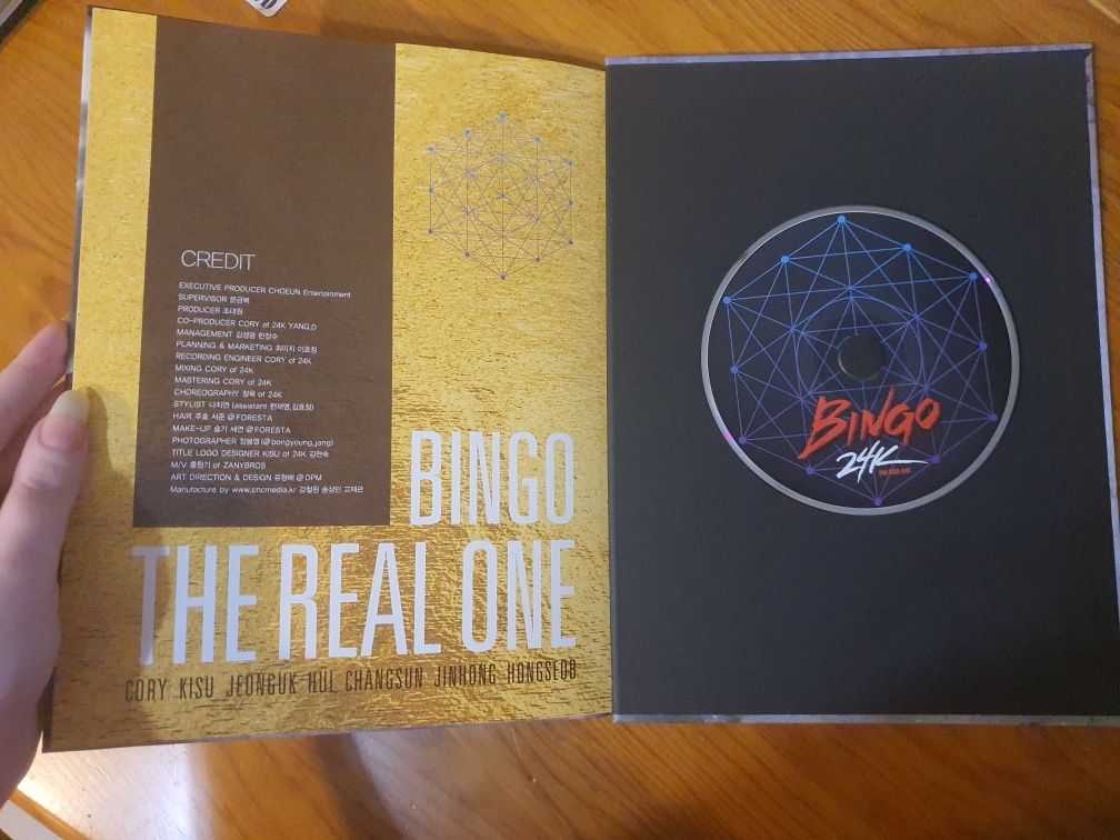 [Kpop] 24k 1st album The real one Bingo [Raro]