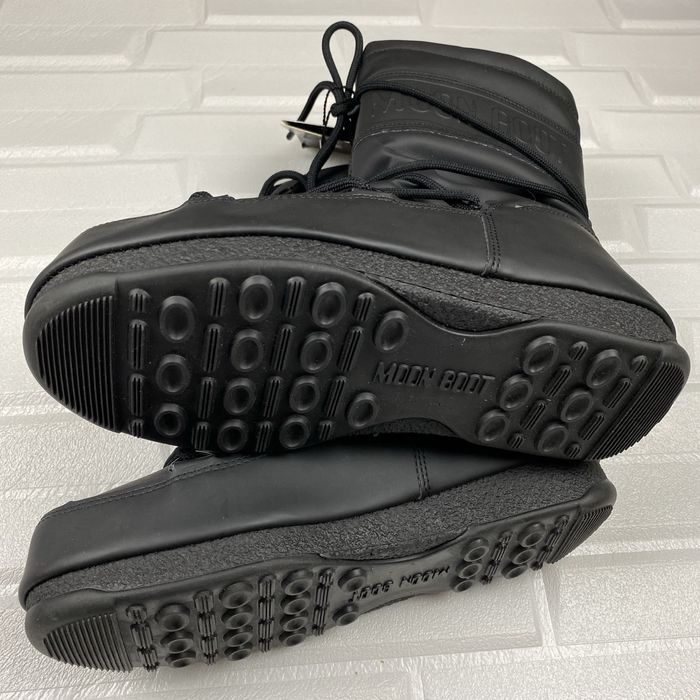 MOON BOOT Waterproof Снігоходи Mid Rubber чоботи черевики жіночі чорні