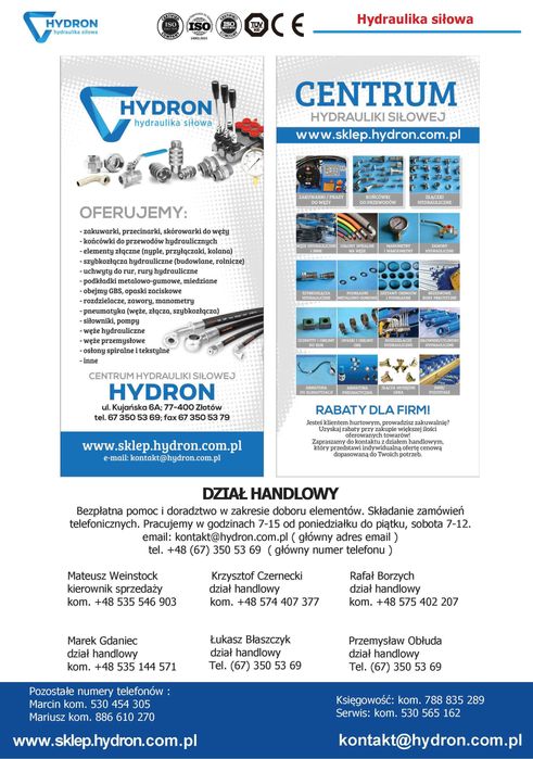 Pakiet na start. Końcówki, tuleje i węże do zakuwania. Zestaw startowy