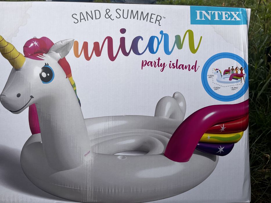 Надувний пліт Intex Unicorn Party Island