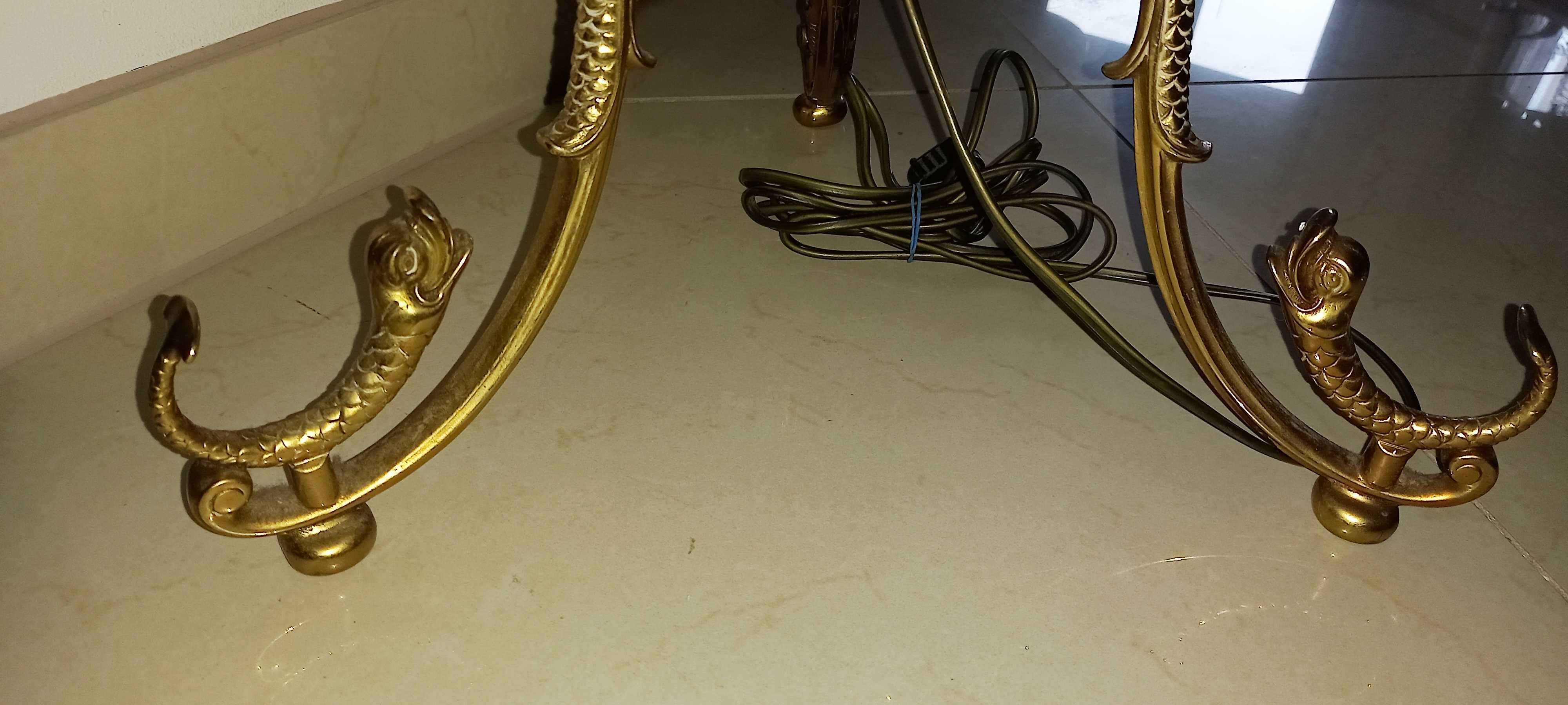 Przedwojenna lampa stojąca - mosiężna. Ładnie zdobiona i stylowa.
