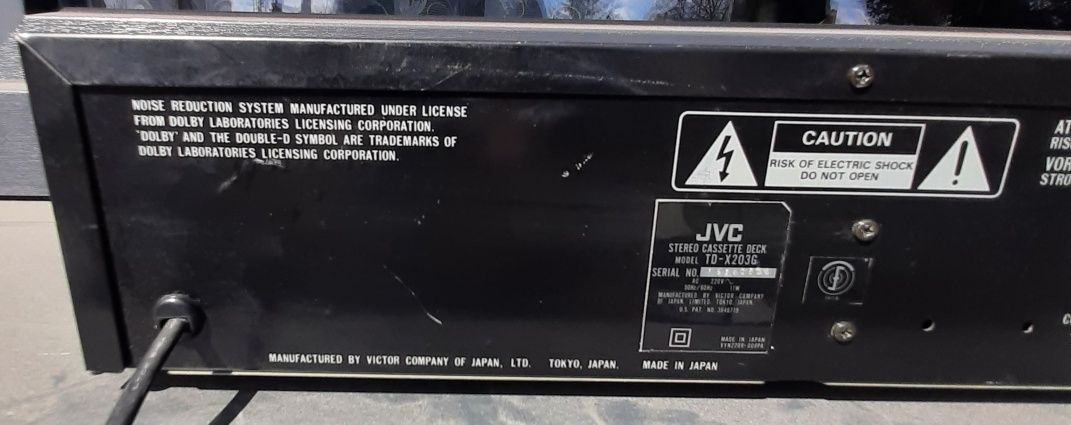 Magnetofon JVC TD-X 203