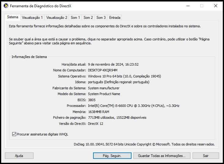 PC gaming: i5-6600, 16GB Ram, GTX 1060