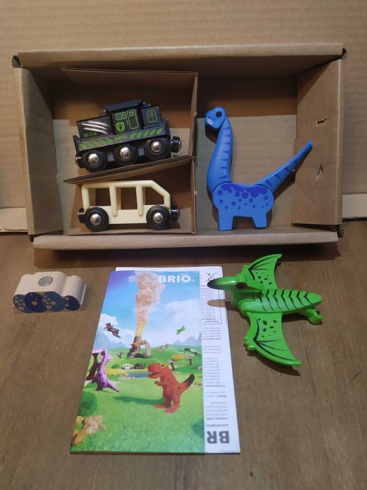 Дерев'яна залізниця Brio (Бріо) 36096 Поїзд з динозаврами