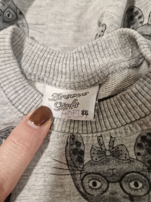 Bluza i spodnie dla dziewczynki r. 86