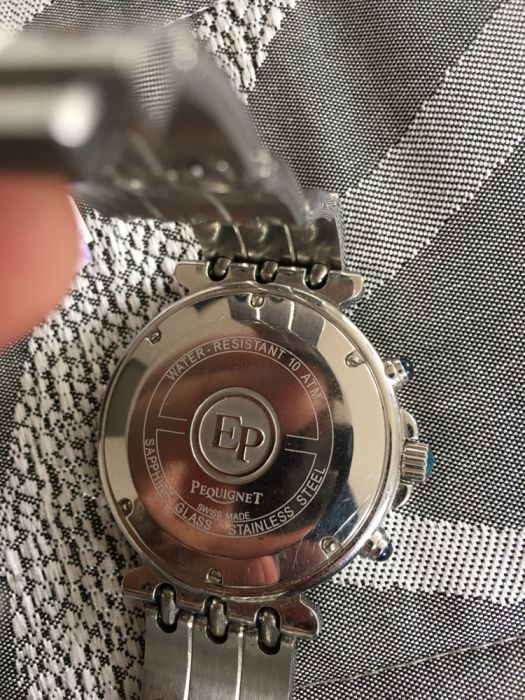 Relógio Pequignet Original Chrono Moorea Quartz em aço