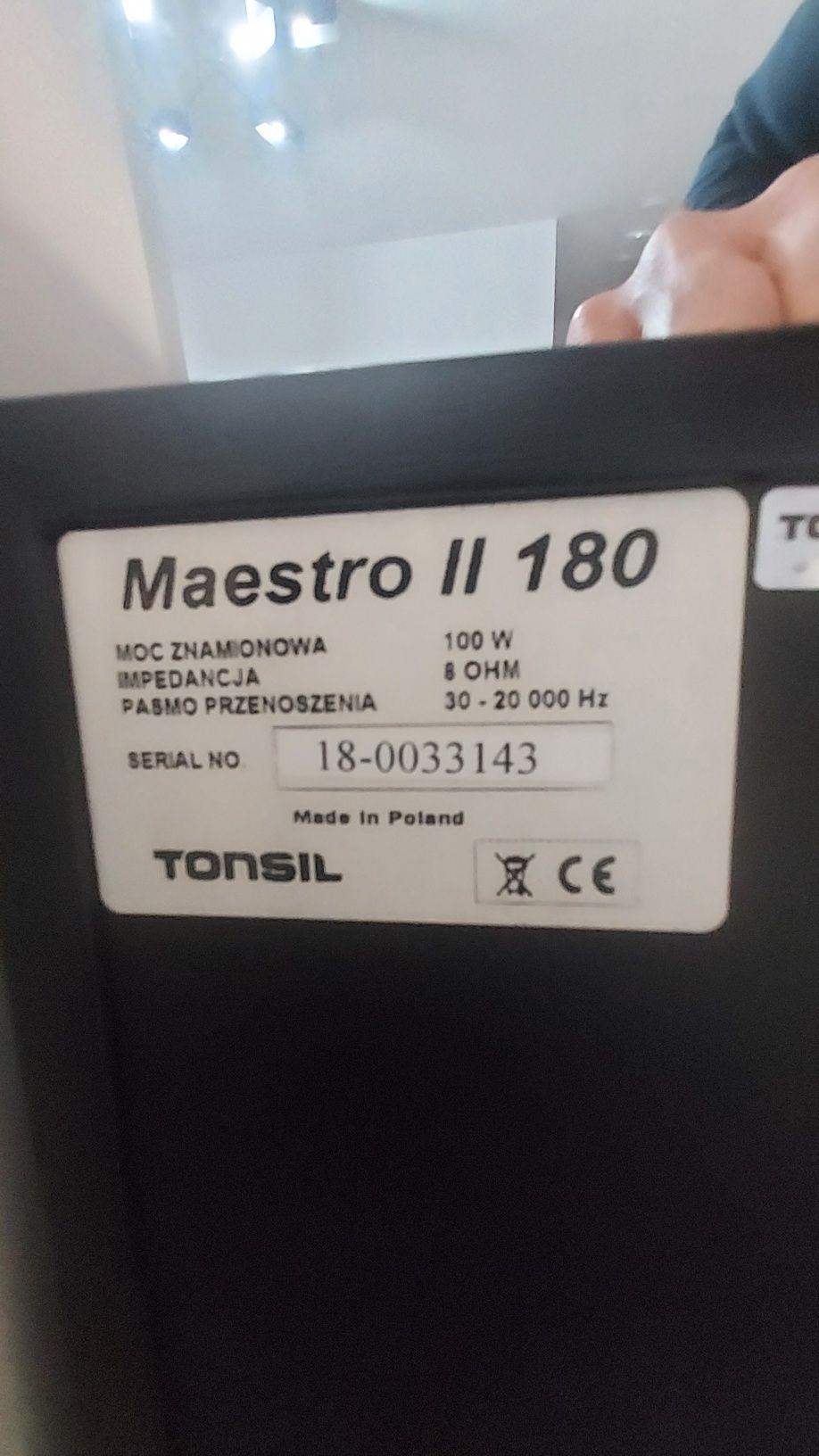 Kolumny Tonsil - Maestro II 180