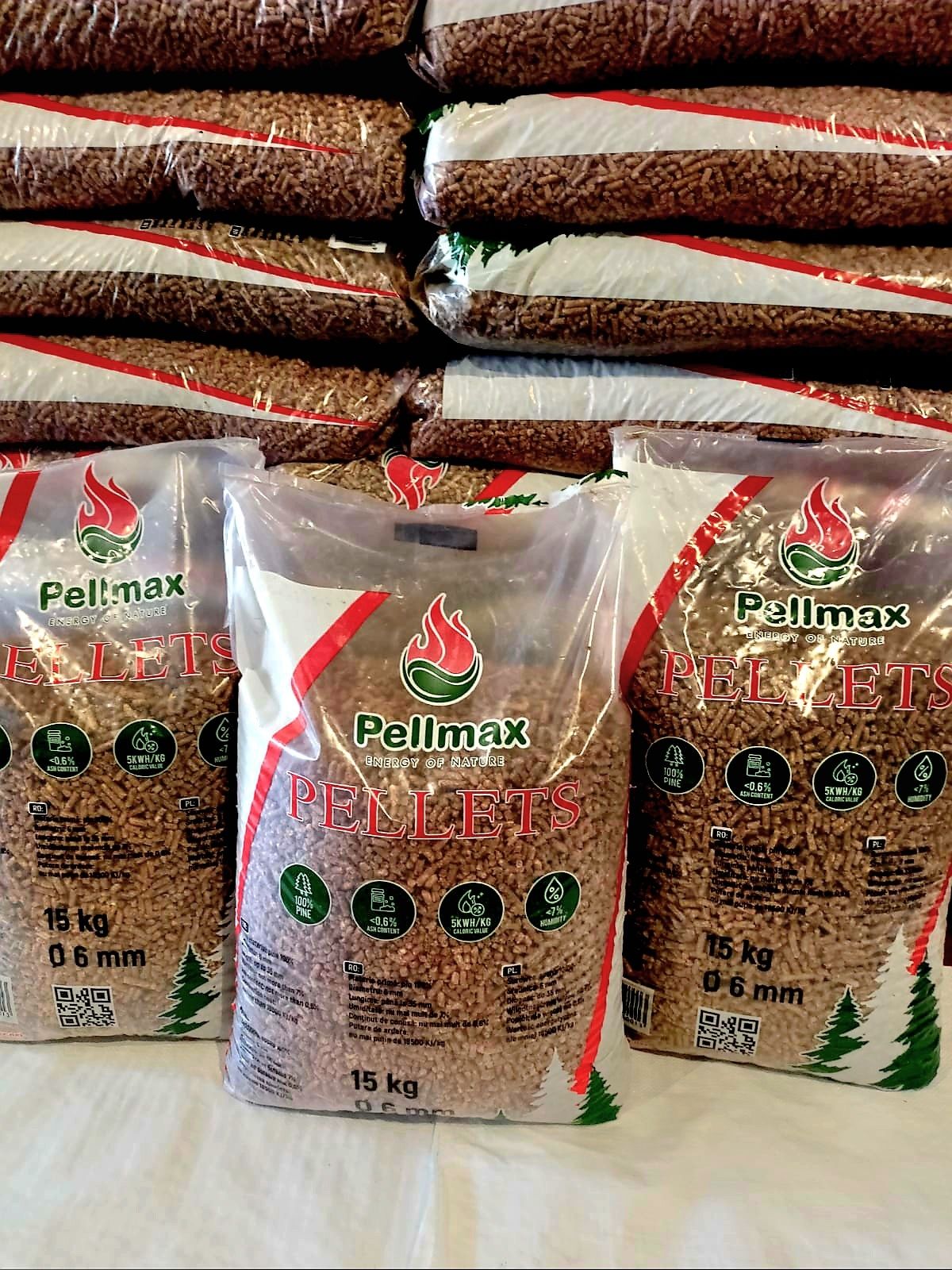 Pellet PELLMAX (990kg) 18,5 MJ/kg Pellegreeno pelet super jakość eko