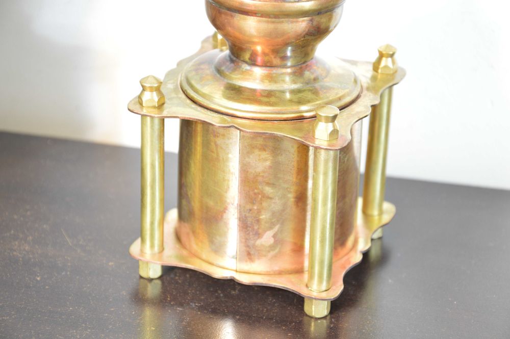 mosiężny ręczny MŁYNEK do kawy b. stary