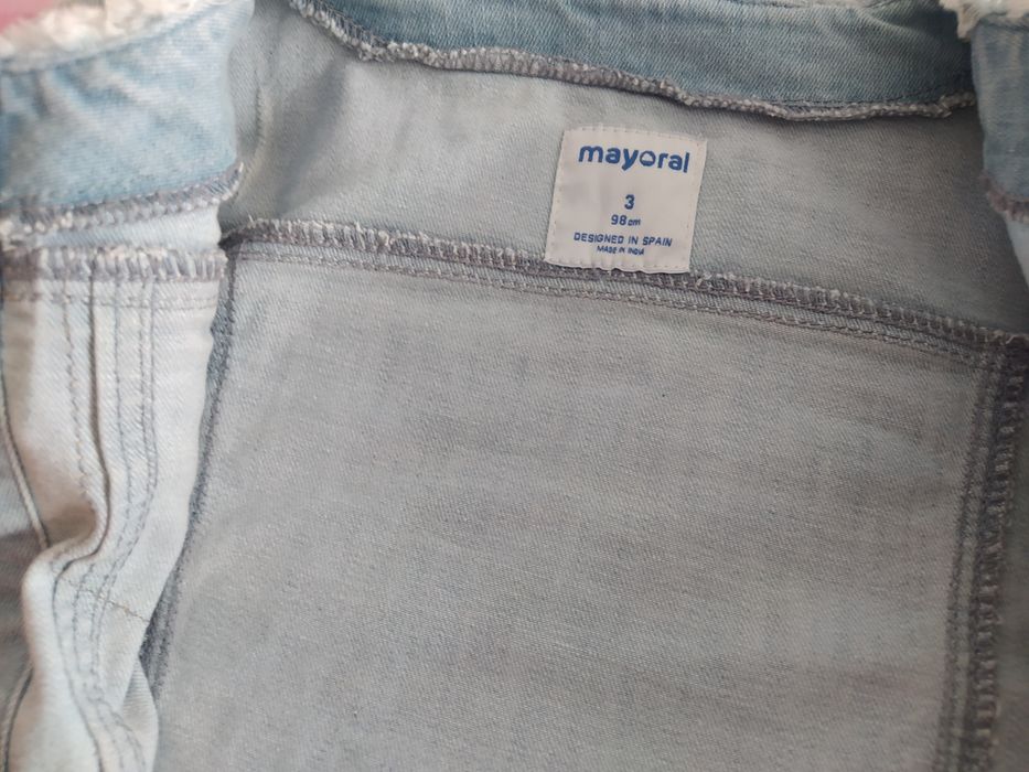 Casaquinhos de ganga mayoral gémeas t. 3