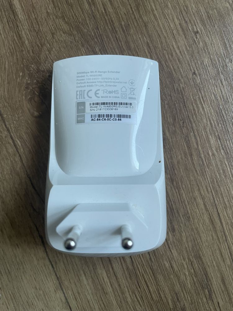 Tp-Link TL-WA850RE wzmacniacz sieci bezprzewodowej WIFI