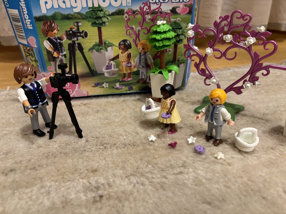 PLAYMOBIL City Life 9230 Fotograf i dzieci z kwiatkami